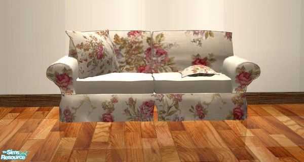 Sims 2 — PB Entry - Recolor Roses - Loveseat by ShinoKCR — 