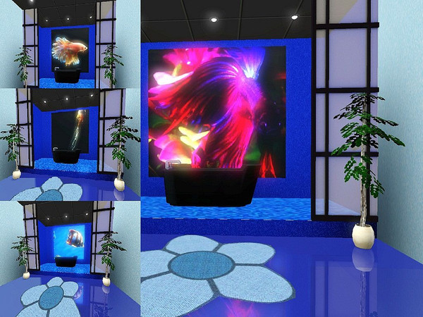 Sims 3 — Marine World Collection by Aabha2 — A beautiful collection of paintings of Marine World from Jellyfish to