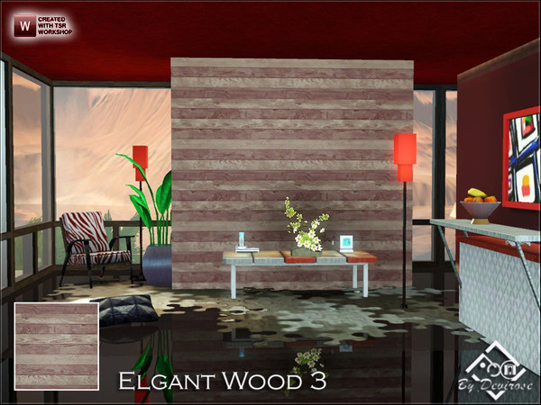 Sims 3 — Elgant Wood 3 by Devirose — Wood texture for your game-3 levels of recolor-.Base Game Compatible,created with EA