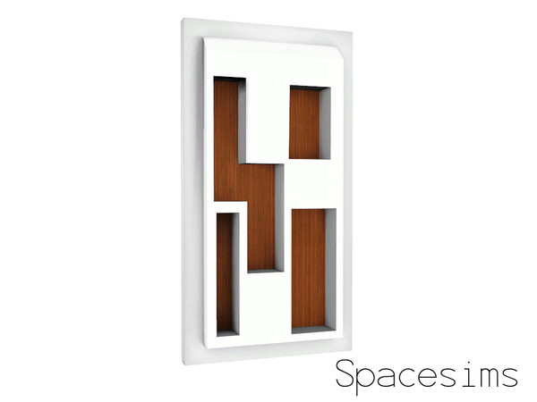 Sims 3 — Ashton living and dining - Tall shelf by spacesims — A really modern tall shelf, which makes for a perfect