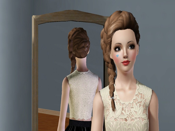 Sims 3 — Little Heart Face Paint by xLoesje1232 — Cute little face painting for your lovely sims Enjoy!