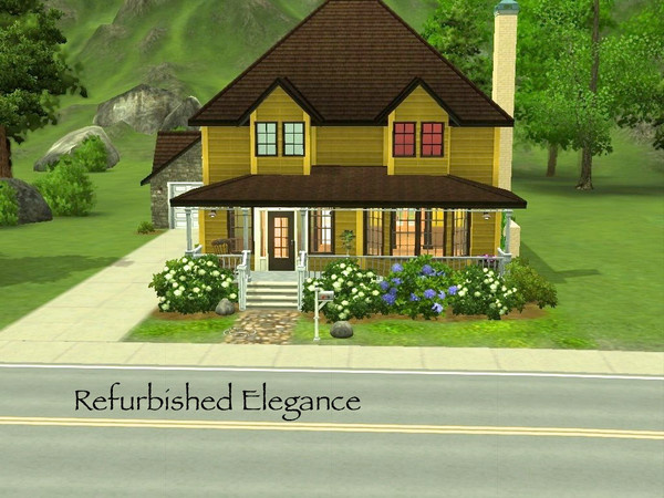 Sims 3 — Refurbished Elegance by Arezoo — This carefully renovated and refurbished house dates back in 1899 - one of the