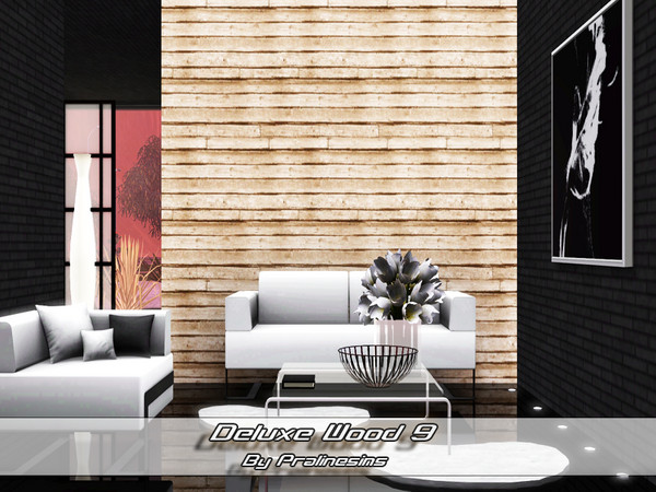 Sims 3 — Deluxe Wood 9 by Pralinesims — By Pralinesims for TSR: Wood Category