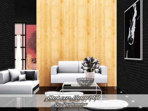 Sims 3 — Deluxe Wood 17 by Pralinesims — By Pralinesims for TSR: Wood Category