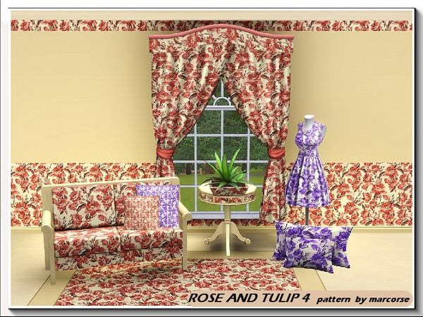 Sims 3 — Rose and Tulip 4_marcorse by marcorse — The fourth variation in the rose and tulip set.