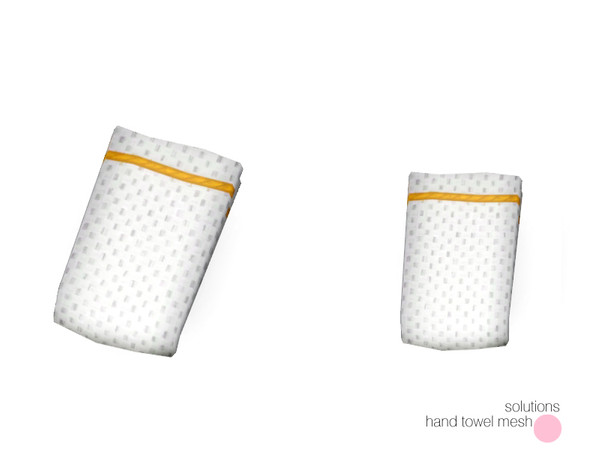 Sims 3 — Solutions Hand Towel Mesh by DOT — Solutions Hand Towel Mesh by DOT of The Sims Resource