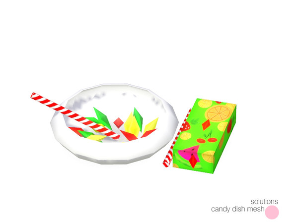 Sims 3 — Solutions Candy Dish Mesh by DOT — Solutions Candy Dish Mesh by DOT of The Sims Resource