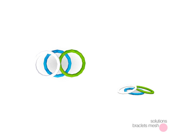 Sims 3 — Solutions Bracelets Mesh by DOT — Solutions Bracelets Deco Mesh by DOT of The Sims Resource
