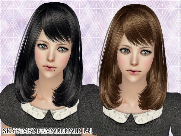 Sims 2 — Skysims Hair 141 by Skysims — Skysims Hair 141