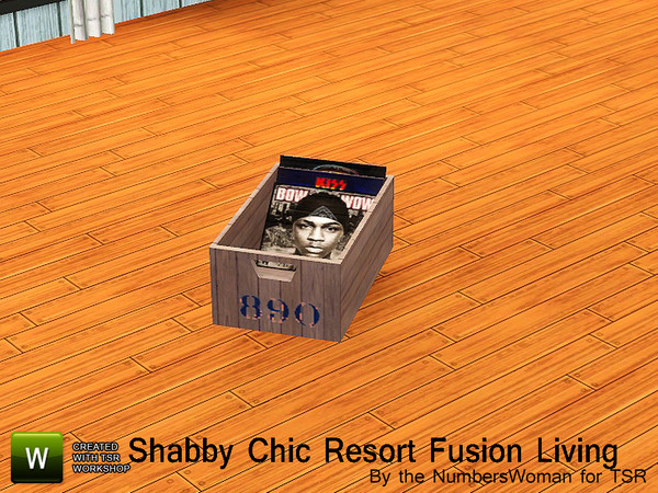 Sims 3 — Shabby Chic Resort Fusion Old Box by TheNumbersWoman — The summer breezes and sea air with palm trees rustling