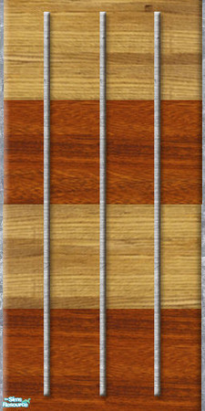 Sims 2 — Moderna 2 - wall02 by perelinka — Modern wall: wooden panel (oak and cherry) on galvanized sheet + steel