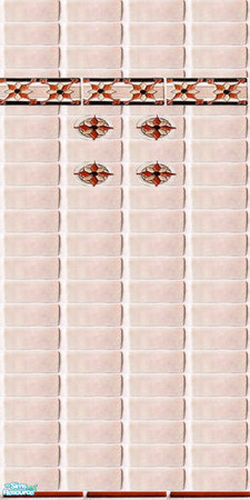 Sims 2 — Set 121 Monterey Walls - 6 by TSR Archive — Set 121 Monterey Walls - 6