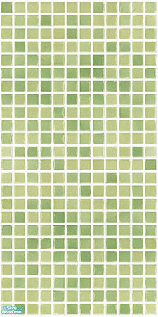 Sims 2 — Green Mosaic Wall #3 by Hanefcik — Do you want to give Your Sims' bathrooms a unique yet modern look? Buy this