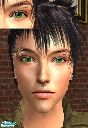 Sims 2 — Confident Eyes 7 by rythmgitr — Just the boost your sims need to look confident and serious. Natural wet looking