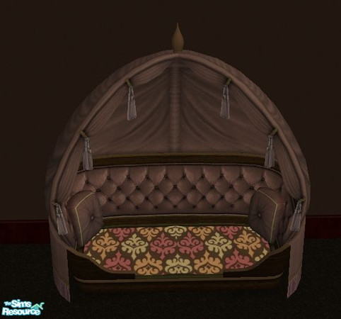 Sims 2 — Elengent Brown Pet Bed by Resa2169 — This Item is apart of Elegent Brown Bedroom Set! Expansions Nightlife and