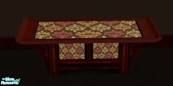 Sims 2 — Elengent Brown Coffee Table by Resa2169 — This Item is apart of Elegent Brown Bedroom Set! Expansions Nightlife