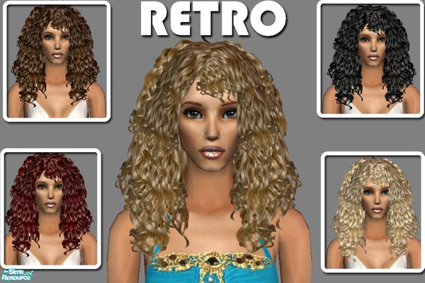 Sims 2 — Retro Hair Set by nikisatez05 —  