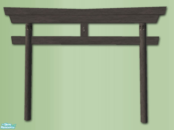 Sims 2 — Oriental Torii Gate - Recol 01 by Shakeshaft — Part of a recolour set of my Oriental Garden, with stone