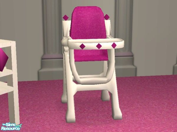 Sims 2 — Royal Jewels Nursery - High Chair by EarthGoddess54 — Part of the Royal Jewels Nursery set. Enjoy!
