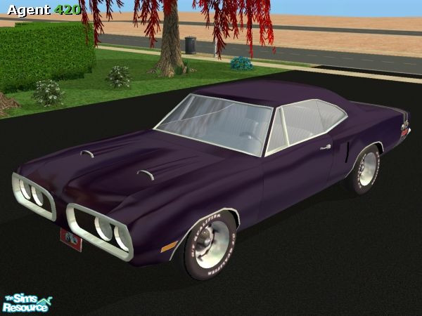 Sims 2 — A420 Metallic Imperial Purple Coronet by Agent420 — A Metallic Imperial Purple 1970 Dodge Coronet Paint Job!