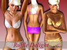 Sims 3 — Ruffled Delight by Tasha77 — Here is a nice underwear set for your sims. 1 channel recolor. Launcher thumbnail.