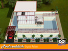 Sims 3 — Poolareddish Crystal Maison by momoowl2 — White everywhere! Immortal snow covering this lot. It has three