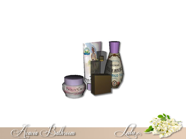Sims 3 — Acacia bathroom Decor Bottles by Lulu265 — Part of the Acacia Bathroom Set Fully CAStable Made by Lulu265 for