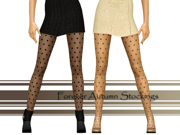 Sims 3 — Forever Autumn Stockings by Ms_Blue — Presenting Emma Harmony Stone in the Forever Autumn Set. Autumn is at your
