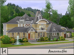 Sims 3 — Amaranthe by hatshepsut — A fine detailed and luxurious family home. It's a little bit Mediterranean, a little