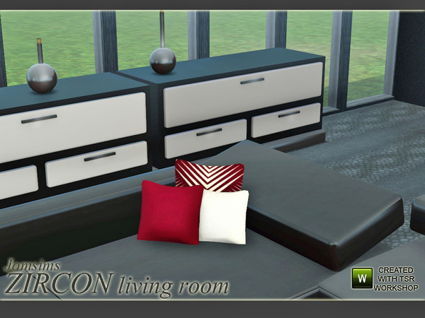 Sims 3 — cushions for loveseat sofa zircon by jomsims — cushions for loveseat sofa zircon