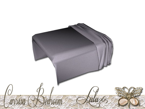 Sims 3 — Carrissa Bedroom Blanket by Lulu265 — Part of the Carrisa Bedroom Set Fully CAStable Made by Lulu265 for TSR.