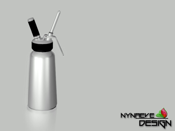 Sims 3 — Whipped Cream Dispenser  - Decorative Barista Tools by NynaeveDesign — Designed for commercial application, this