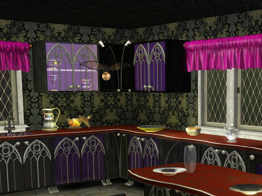 The Sims Resource Gothic Kitchen