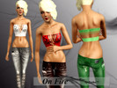 Sims 3 — On Fire  by Tasha77 — A fun rocker like outfit for your female sims. 3 channels to recolor. Better with solid