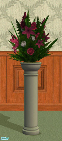 Sims 2 — Green bedroom - Flower by spacemouse — Green bedroom - Flower