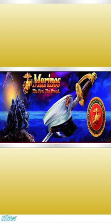 Sims 2 — Marines by jab1955 — Walls for the military buffs
