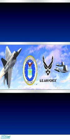 Sims 2 — Airforce by jab1955 — Walls for the military buffs
