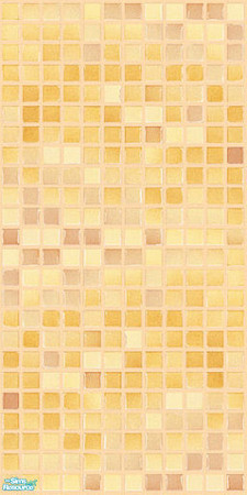 Sims 2 — Orange Mosaic Wall #1 by Hanefcik — Do you want to give Your Sims' bathrooms a unique yet modern look? Buy this