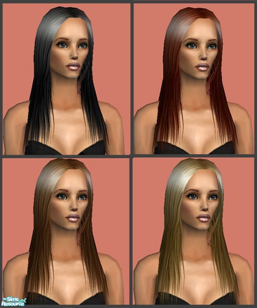 Sims 2 — Hailey Hair Set by nikisatez05 —  