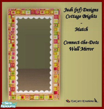 Sims 2 — CBM - Connect-the-Dots Wall Mirror by KatCat — Recolor of the \"Functional Eloquence Mirror\" from the