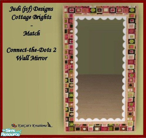 Sims 2 — CBM - Connect-the-Dots 2 Wall Mirror by KatCat — Recolor of the \"Functional Eloquence Mirror\" from