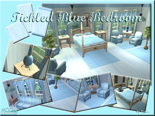 Sims 2 — Tickled Blue Bedroom by Alyosha — A Bedroom set recolor. This time, for your peaceful little boys. Enjoy this