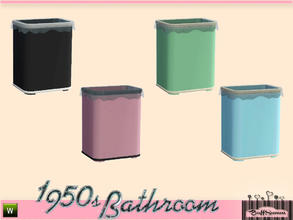 Sims 3 — 1950s Bathroom Trashcan by BuffSumm — Part of the *1950s Bathroom* ***TSRAA***