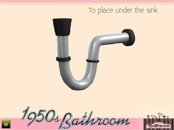 Sims 3 — 1950s Bathroom SoilPipe by BuffSumm — Part of the *1950s Bathroom* ***TSRAA***