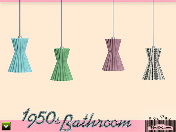 Sims 3 — 1950s Bathroom Ceilinglight by BuffSumm — Part of the *1950s Bathroom* ***TSRAA***