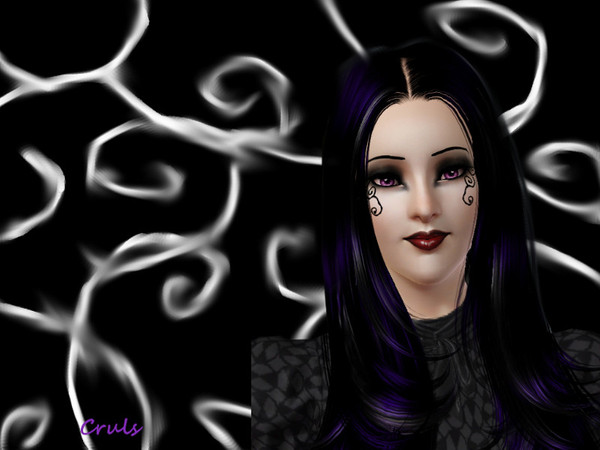 Sims 3 — Fantasy eyeliner Cruls_T.D. by Sylvanes2 — New fantasy eyeliner with cruls. It works from teen to elder, male