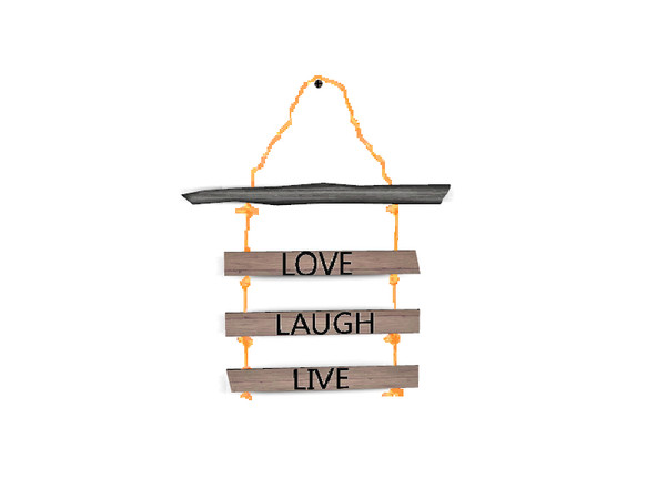 Sims 3 — Seaside Livingroom Wall Plaque by wolfspryte — part of the Seaside Livingroom Collection by wolfspryte for TSR