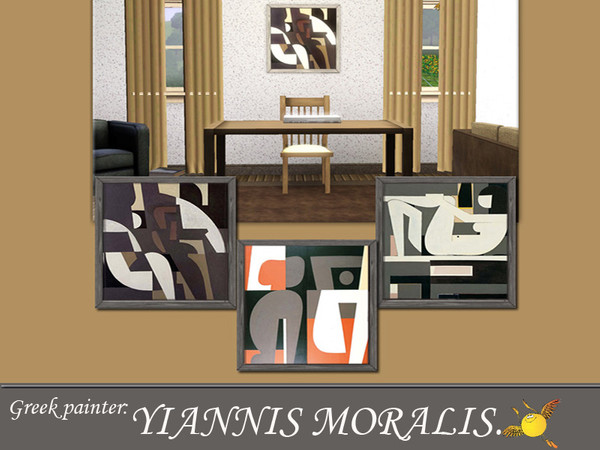 Sims 3 — evi Greek painters: Yiannis Moralis by evi — Greek painters: Yiannis Moralis