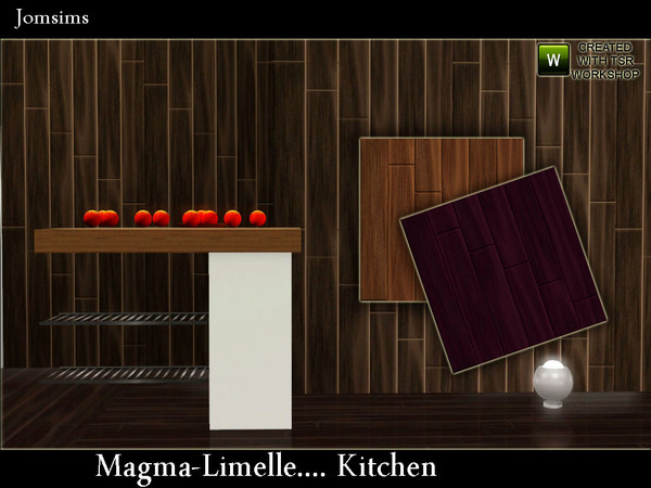 Sims 3 — wood magma 2 color  by jomsims — wood