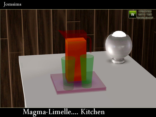 Sims 3 — orange juice deco magma by jomsims — orange juice deco magma